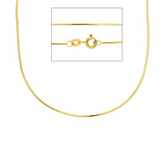Schlangenkette Collier in 18 Karat Gelbgold - MSN022GG45